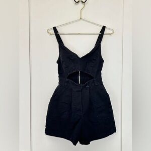 Urban outfitters romper with cutout.